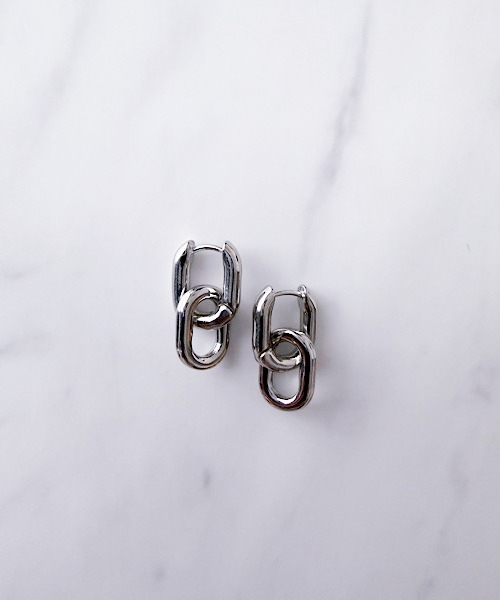 TIMELESS&THREE（タイムレスアンドスリー）の「2wayメタルコンビネーションピアス（ピアス（両耳用）・レディース・シルバー/ゴールド/シルバー×ゴールド・FREE）」の2枚目の写真