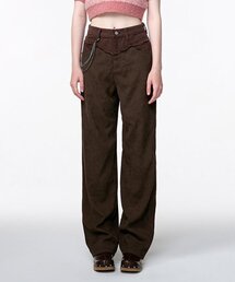 ETMON（エトモン）の「Corduroy Mix Pants  Brown（その他パンツ）」