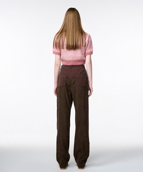 ETMON(エトモン)の「Corduroy Mix Pants Brown(その他パンツ・レディース・その他・MEDIUM/LARGE)」の3枚目の写真