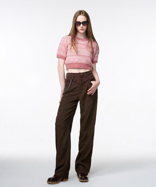 ETMON(エトモン)の「Corduroy Mix Pants Brown(その他パンツ・レディース・その他・MEDIUM/LARGE)」の6枚目の写真