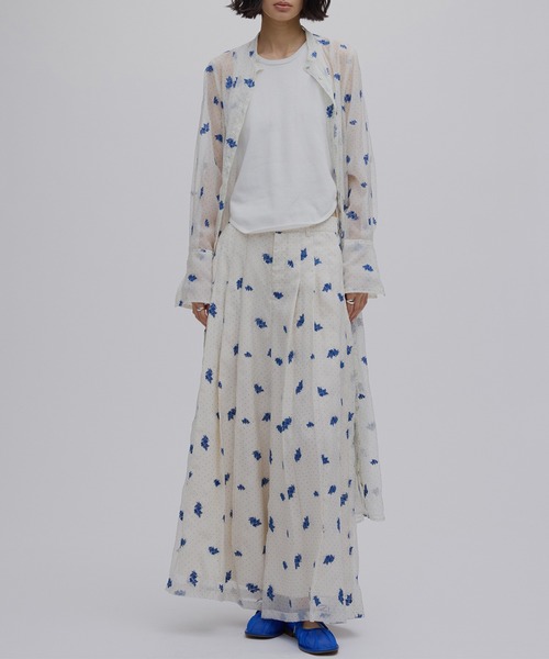 DOT FLOWER VEIL DRESS（ワンピース）｜Ameri（アメリ）のファッション