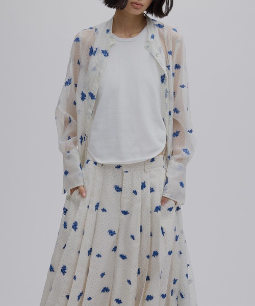 DOT FLOWER VEIL DRESS（ワンピース）｜Ameri（アメリ）のファッション
