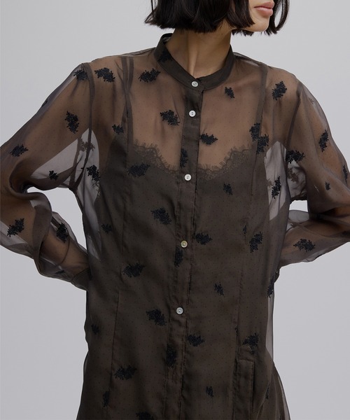 DOT FLOWER VEIL DRESS（ワンピース）｜Ameri（アメリ）のファッション