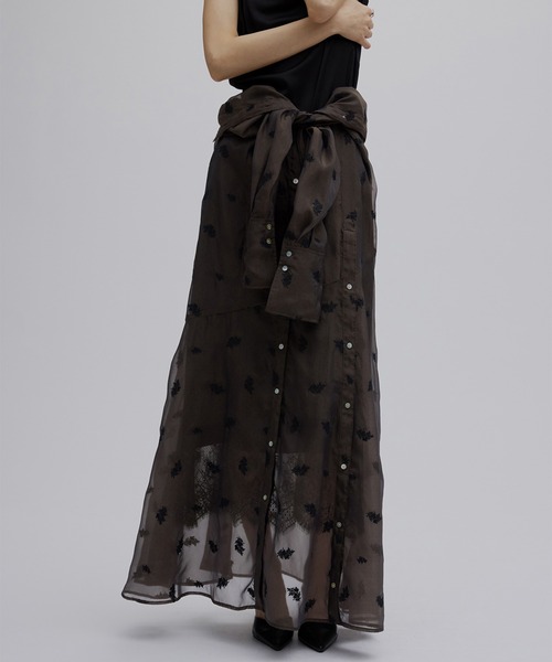 DOT FLOWER VEIL DRESS（ワンピース）｜Ameri（アメリ）のファッション