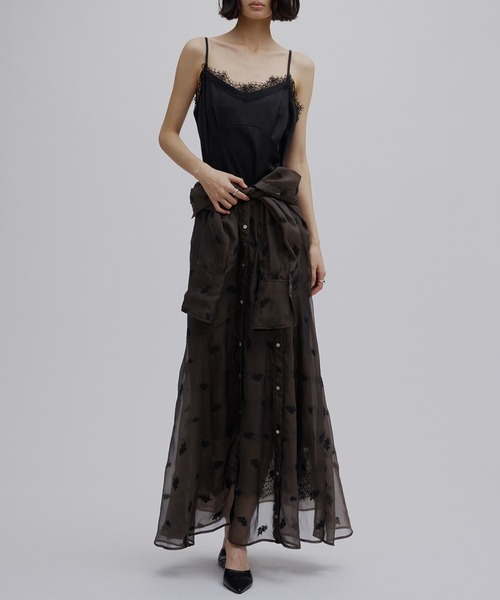 DOT FLOWER VEIL DRESS（ワンピース）｜Ameri（アメリ）のファッション