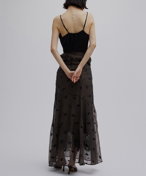 DOT FLOWER VEIL DRESS（ワンピース）｜Ameri（アメリ）のファッション