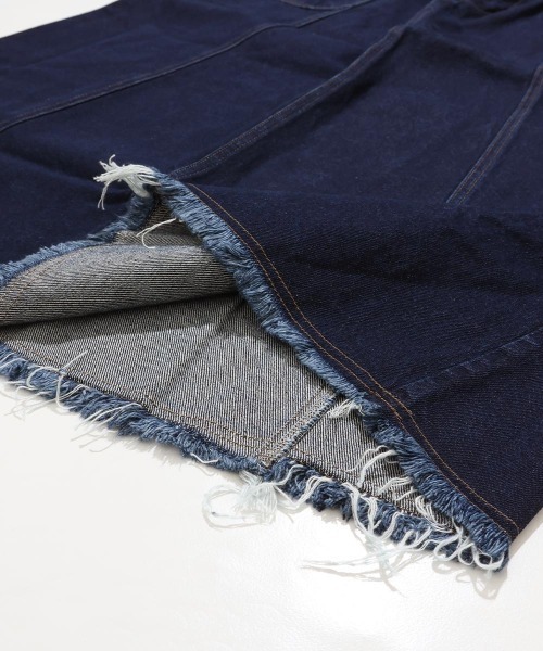 KRIFF MAYER Lady's Collection（クリフメイヤーレディースコレクション）の「【綿100％】デニムウエスタンスカート（デニムスカート・レディース・ライトブルー/ストライプ/ダークブルー/アイボリー・LARGE/MEDIUM）」の10枚目の写真