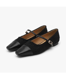 OHGA⟡.·ツィードバレエシューズ♡ ツイード」に該当するバレエ