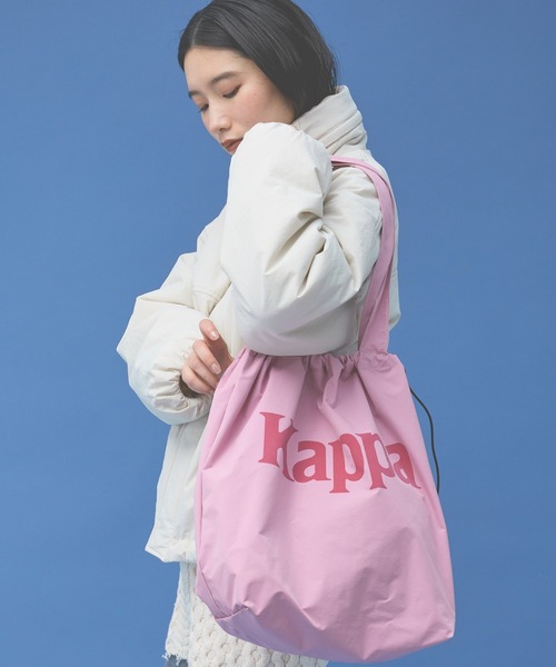 Kappa(カッパ)の「≪Kappa×and ST ウェルネスクラブ≫Kappa配色ロゴ トートバッグ(トートバッグ・レディース・オレンジ/グリーン/ピンク/ブラック/ブルー・FREE)」の4枚目の写真