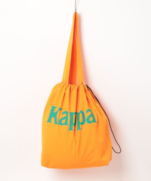 Kappa(カッパ)の「≪Kappa×and ST ウェルネスクラブ≫Kappa配色ロゴ トートバッグ(トートバッグ・レディース・オレンジ/グリーン/ピンク/ブラック/ブルー・FREE)」の11枚目の写真