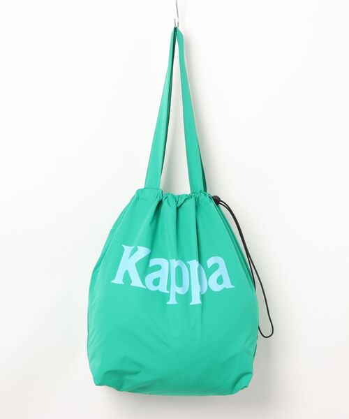 Kappa(カッパ)の「≪Kappa×and ST ウェルネスクラブ≫Kappa配色ロゴ トートバッグ(トートバッグ・レディース・オレンジ/グリーン/ピンク/ブラック/ブルー・FREE)」の10枚目の写真