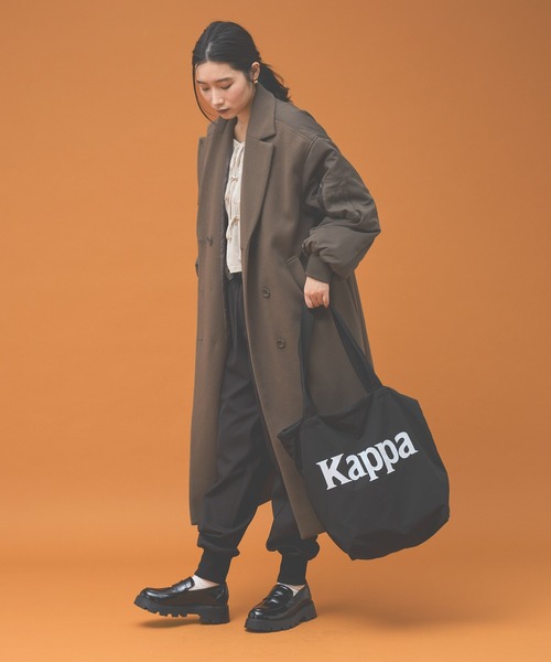 Kappa(カッパ)の「≪Kappa×and ST ウェルネスクラブ≫Kappa配色ロゴ トートバッグ(トートバッグ・レディース・オレンジ/グリーン/ピンク/ブラック/ブルー・FREE)」の19枚目の写真