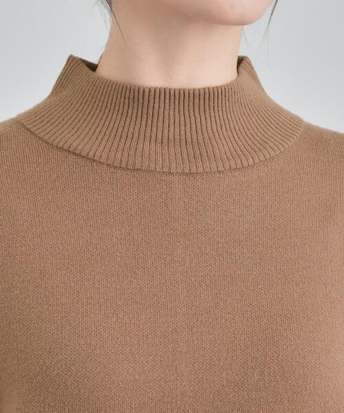 SHOO・LA・RUE（シューラルー）の「【洗濯機可/S-LL】もちもちハイネックニット（ニット/セーター・レディース・ブラック/ブラウン系/ブルー系その他/オレンジ/イエロー/オフホワイト・01/04/02/03）」の13枚目の写真