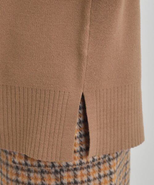 SHOO・LA・RUE（シューラルー）の「【洗濯機可/S-LL】もちもちハイネックニット（ニット/セーター・レディース・ブラック/ブラウン系/ブルー系その他/オレンジ/イエロー/オフホワイト・01/04/02/03）」の15枚目の写真