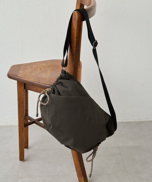 撥水/超軽量300g》ドロストショルダーバッグ（ショルダーバッグ）｜ear