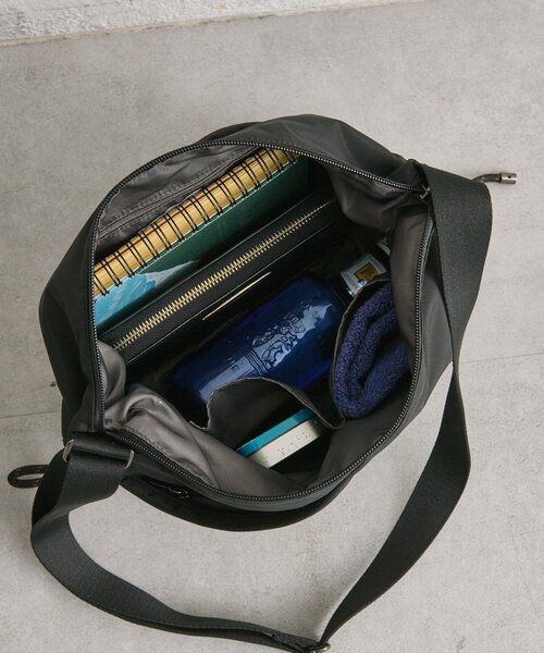 ear PAPILLONNER（イアパピヨネ）の「《撥水/超軽量300g》ドロストショルダーバッグ（ショルダーバッグ・レディース・ブラック/カーキ/サックスブルー・FREE）」の14枚目の写真