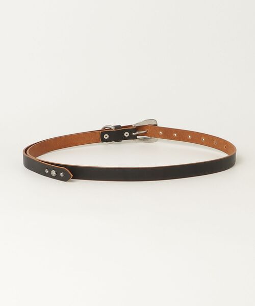 FUNALIVE（ファンアライブ）の「茶芯レザー ナローベルト（ベルト・メンズ・ブラック系/ブラック・FREE）」の14枚目の写真