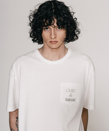 ポケットピグメントTシャツ_ホワイト