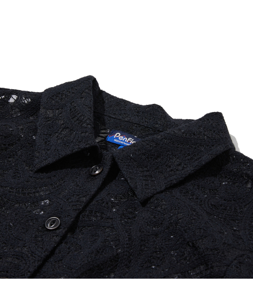 PENFIELD(ペンフィールド)の「クロシェウェーブカーディガンブラック_FR2KR02F(カーディガン/ボレロ・レディース・ブラック・SMALL/MEDIUM)」の4枚目の写真