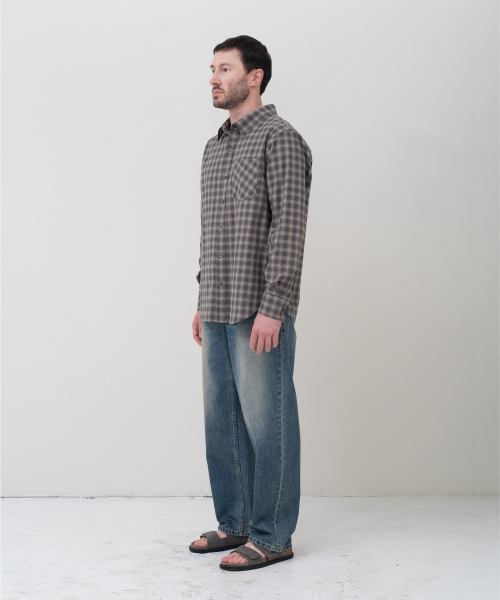 MANNERGRAM(マナーグラム)の「レギュラーストレートデニムパンツミディアムブルー(デニムパンツ・メンズ・その他・32(M)/34(L)/36(XL)/38/30(S))」の7枚目の写真