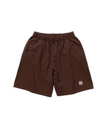 AFTERMATH | CONTRAST STITCH SWEAT SHORTS (BROWN)(その他パンツ)