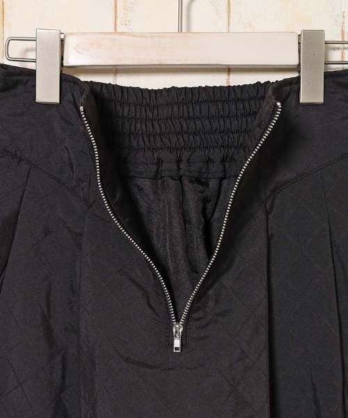 Bleu Bleuet（ブルーブルーエ）の「キルトスカート（スカート・レディース・ブラック/ブラウン・FREE）」の5枚目の写真