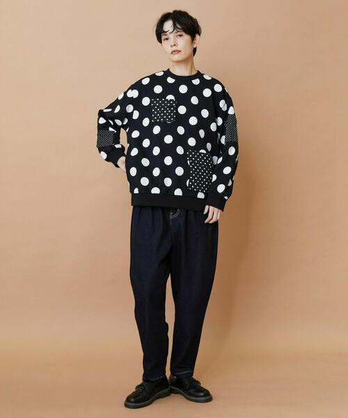 FRAPBOIS(フラボア)の「ポケドット スウェット(スウェット・レディース・ブラック/クリーム・1/2)」の11枚目の写真
