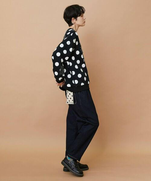 FRAPBOIS(フラボア)の「ポケドット スウェット(スウェット・レディース・ブラック/クリーム・1/2)」の12枚目の写真