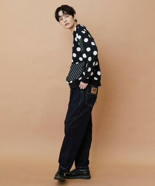 FRAPBOIS(フラボア)の「ポケドット スウェット(スウェット・レディース・ブラック/クリーム・1/2)」の14枚目の写真