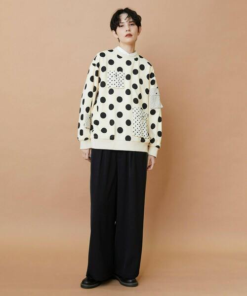 FRAPBOIS(フラボア)の「ポケドット スウェット(スウェット・レディース・ブラック/クリーム・1/2)」の17枚目の写真
