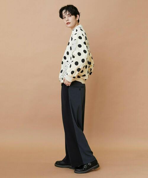 FRAPBOIS(フラボア)の「ポケドット スウェット(スウェット・レディース・ブラック/クリーム・1/2)」の20枚目の写真