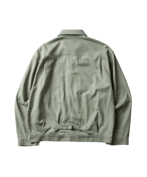 DGRE(ディグレ)の「シルクネックブラウスジャケットセージグリーン(デニムジャケット・メンズ・その他・LARGE/X-LARGE)」の3枚目の写真