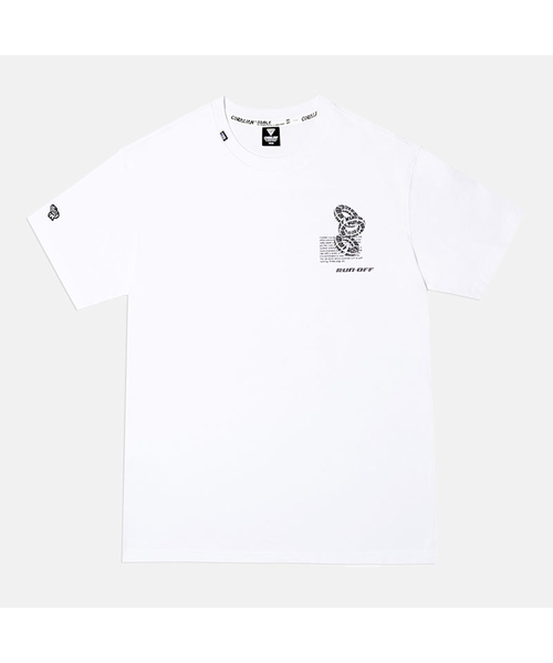 CORALIAN(コラリアン)の「イリプスアートワークコットンTシャツホワイト(Tシャツ/カットソー・レディース・その他・M/L/2XL/XL/3XL)」の1枚目の写真