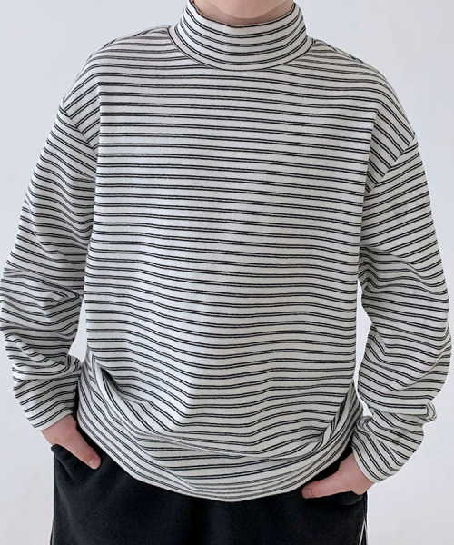 BERRYCLOSET（ベリークローゼット）の「[起毛] ハリボ ST ポーラTシャツ（Tシャツ/カットソー・レディース・ブラック/アイボリー・11号/13号/17号/7号/15号/09号）」の3枚目の写真
