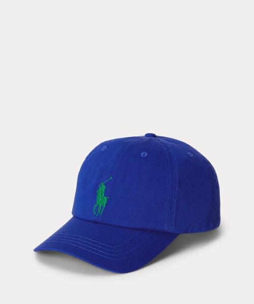 ポロラルフローレン　Big Pony ツイル　ボールキャップ　男女共用 Big Pony コットン ツイル ボール キャップ（キャップ）｜POLO RALPH