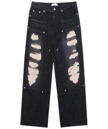 CARPENTER WIDE DENIM - BLACK