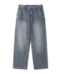 BLACKBROWN（ブラックブラウン）の「ワイドフィットバンディングデニムパンツ [WASHED BLUE]（デニムパンツ）」