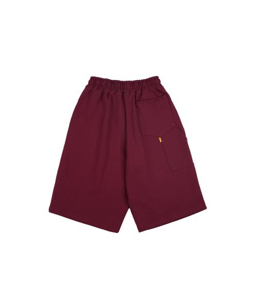 PHILIPPAKER(フィリップペイカー)の「カーペンター バミューダ スウェット 8部パンツ バーガンディ(その他パンツ・メンズ・その他・MEDIUM/LARGE/X-LARGE)」の6枚目の写真