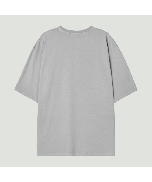 DOUBLE EIGHT(ダブルエイト)の「ワンダラス刺繍ピグメント半袖オーバーフィット(ライトグレー)(Tシャツ/カットソー・メンズ・ライトグレー・FREE)」の2枚目の写真
