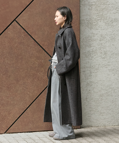 セール】MANTECO Soutien ロングコート（ステンカラーコート