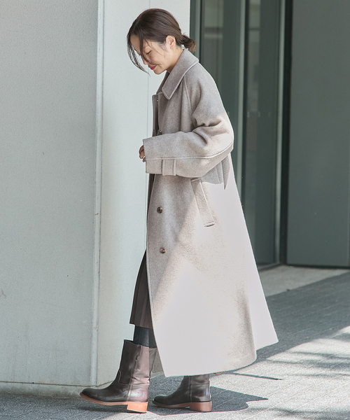 セール】MANTECO Soutien ロングコート（ステンカラーコート