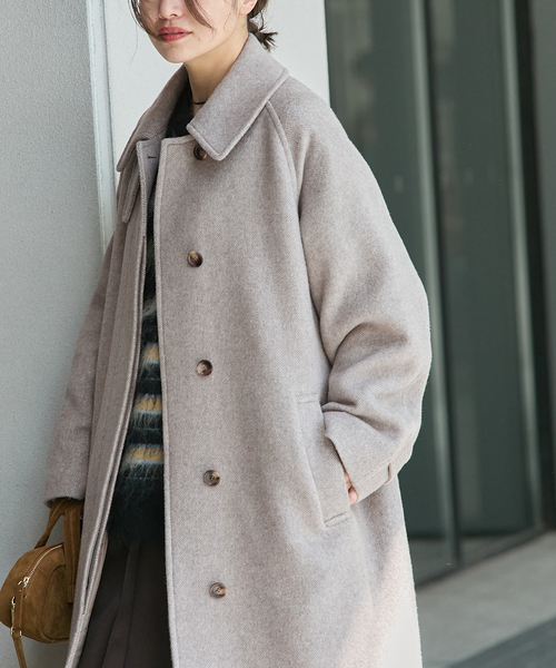 MANTECO Soutien ロングコート（ステンカラーコート）｜JOURNAL