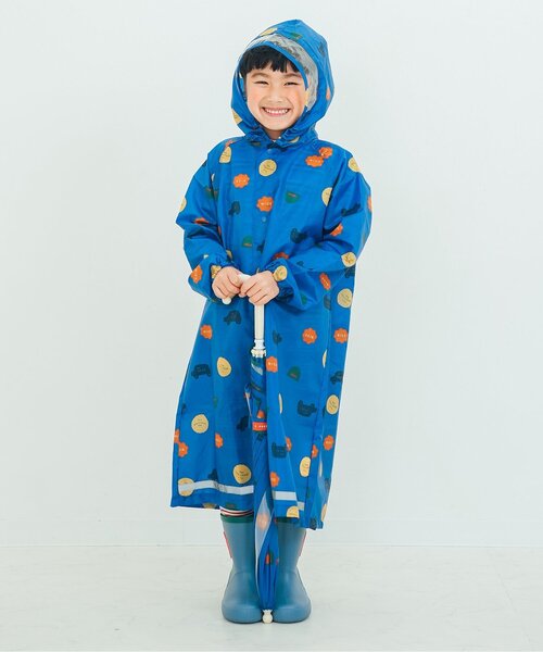 p.premier（ピードットプルミエ）の「雨の日がたのしい総柄レインコート（レインコート/ポンチョ・キッズ・ピンク/イエロー/アイボリー/ブルー・100/120/130/110）」の6枚目の写真