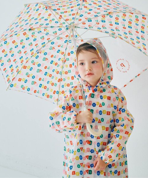 p.premier（ピードットプルミエ）の「雨の日がたのしい総柄レインコート（レインコート/ポンチョ・キッズ・ピンク/イエロー/アイボリー/ブルー・100/120/130/110）」の8枚目の写真