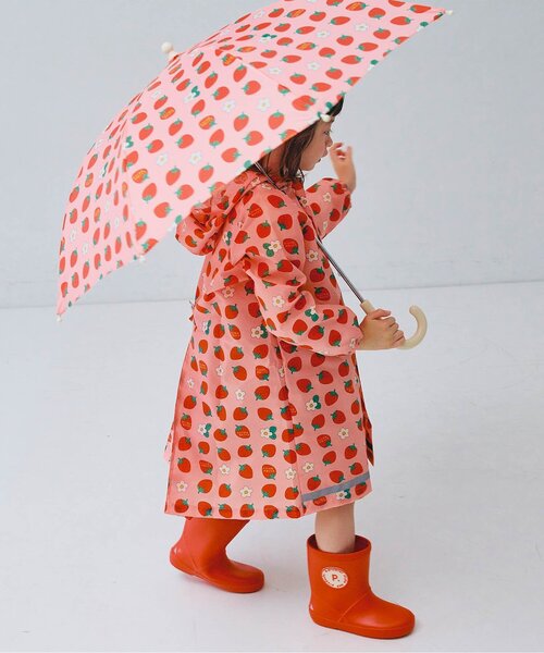p.premier（ピードットプルミエ）の「雨の日がたのしい総柄レインコート（レインコート/ポンチョ・キッズ・ピンク/イエロー/アイボリー/ブルー・100/120/130/110）」の11枚目の写真