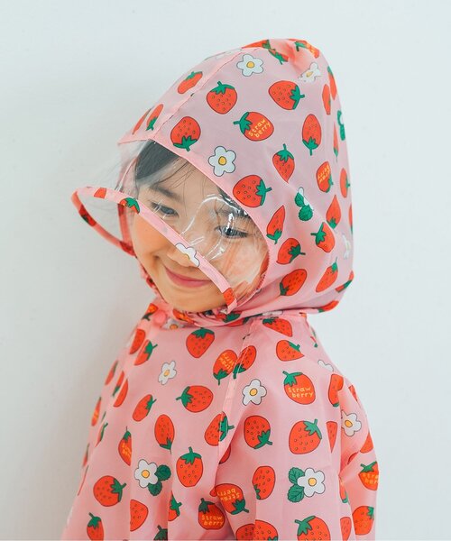 p.premier（ピードットプルミエ）の「雨の日がたのしい総柄レインコート（レインコート/ポンチョ・キッズ・ピンク/イエロー/アイボリー/ブルー・100/120/130/110）」の12枚目の写真