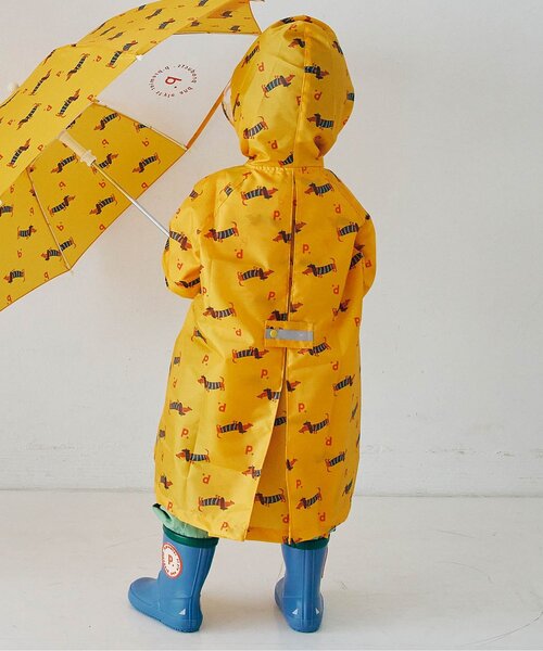p.premier（ピードットプルミエ）の「雨の日がたのしい総柄レインコート（レインコート/ポンチョ・キッズ・ピンク/イエロー/アイボリー/ブルー・100/120/130/110）」の14枚目の写真