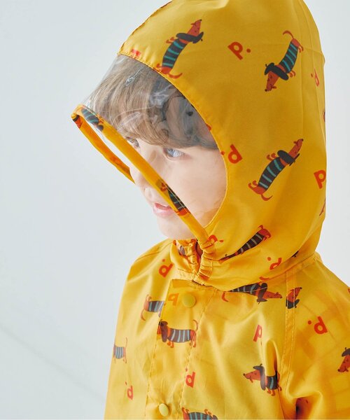 p.premier（ピードットプルミエ）の「雨の日がたのしい総柄レインコート（レインコート/ポンチョ・キッズ・ピンク/イエロー/アイボリー/ブルー・100/120/130/110）」の15枚目の写真