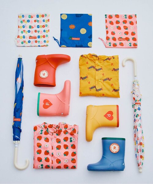 p.premier（ピードットプルミエ）の「雨の日がたのしい総柄レインコート（レインコート/ポンチョ・キッズ・ピンク/イエロー/アイボリー/ブルー・100/120/130/110）」の22枚目の写真
