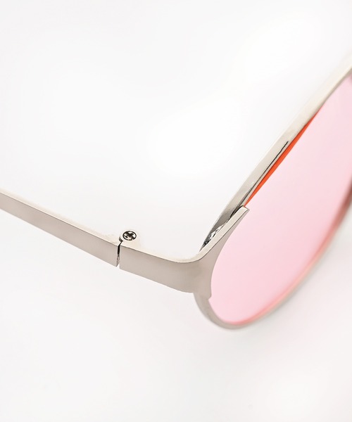Narcissus（ナルシス）の「カラーレンズサングラス（サングラス・レディース・ピンク/シルバー・FREE）」の7枚目の写真